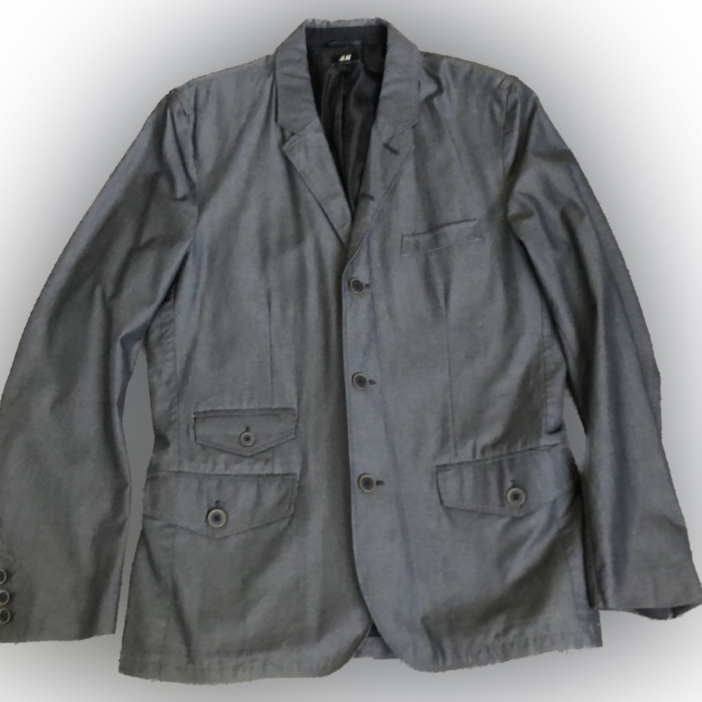 H&M Gray Sports Coat/Jacket